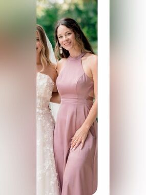 Bridesmaid Azazie Clarice Maxi Dress in Mauve